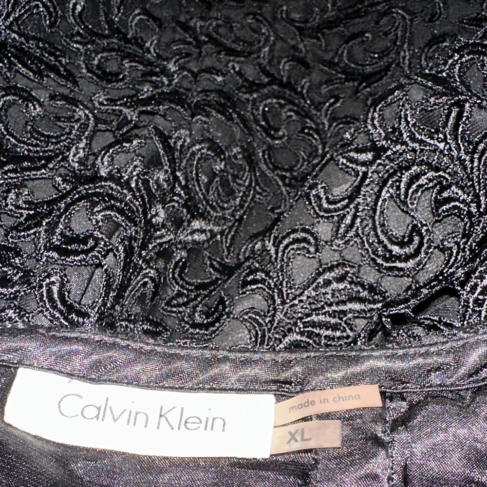 Calvin Klein Elegant Black Lace Pencil Skirt - Picture 6 of 7